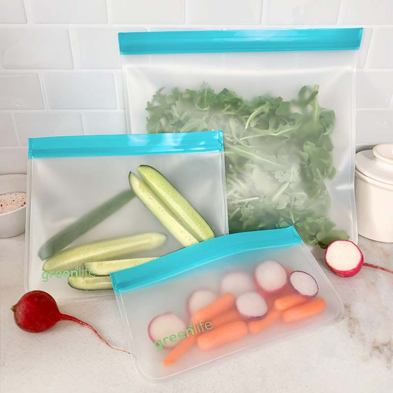 Greenlife Reusable Food Storage Bags - Starter Set of 3 – Sister