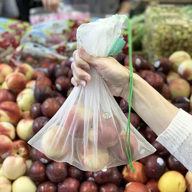 Keep It Fresh Produce Bags - BPA Free Reusable Freshness Green Bags Food